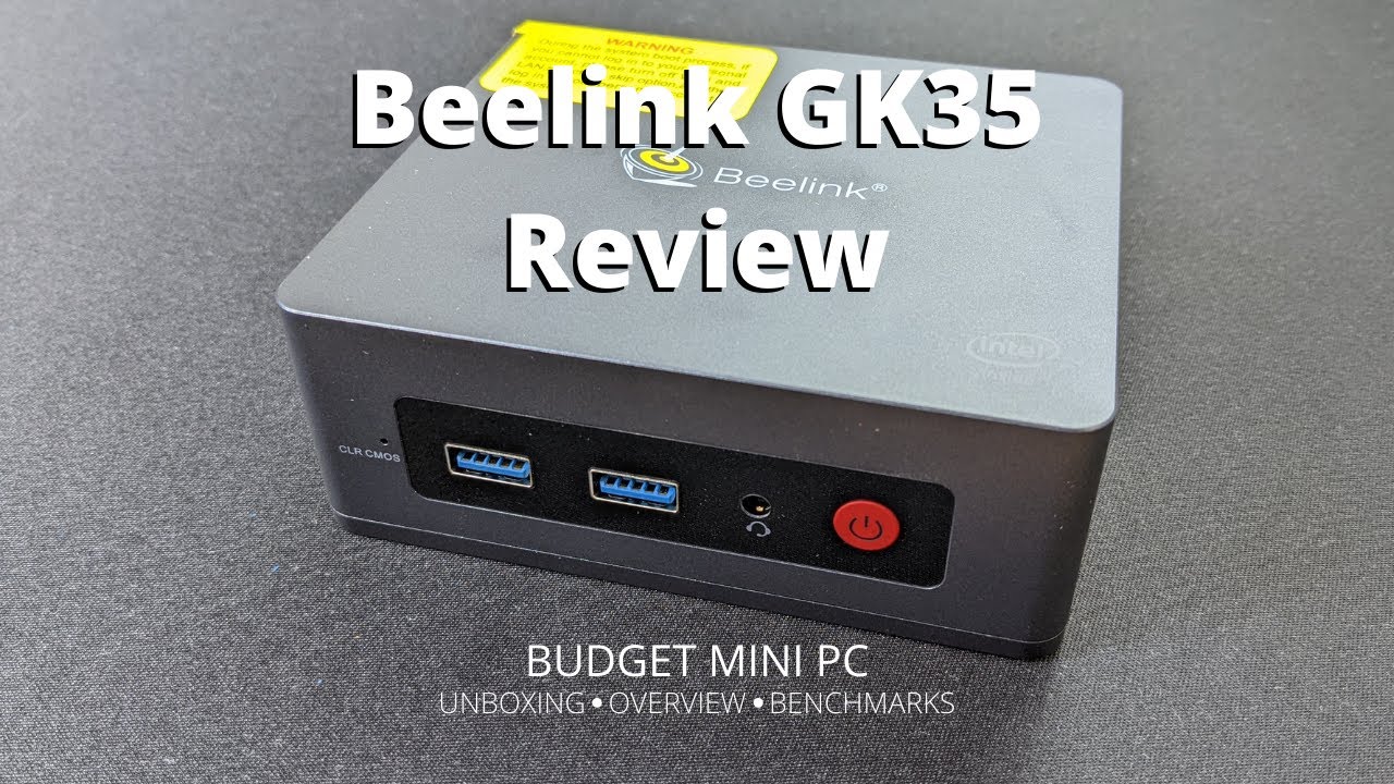 Beelink GK35 Review - A low cost energy efficient mini PC