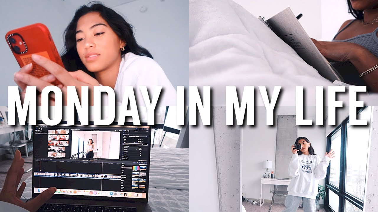 MONDAY IN MY LIFE: Productive Start To The Week, Editing New Videos, Talking About Business + More!