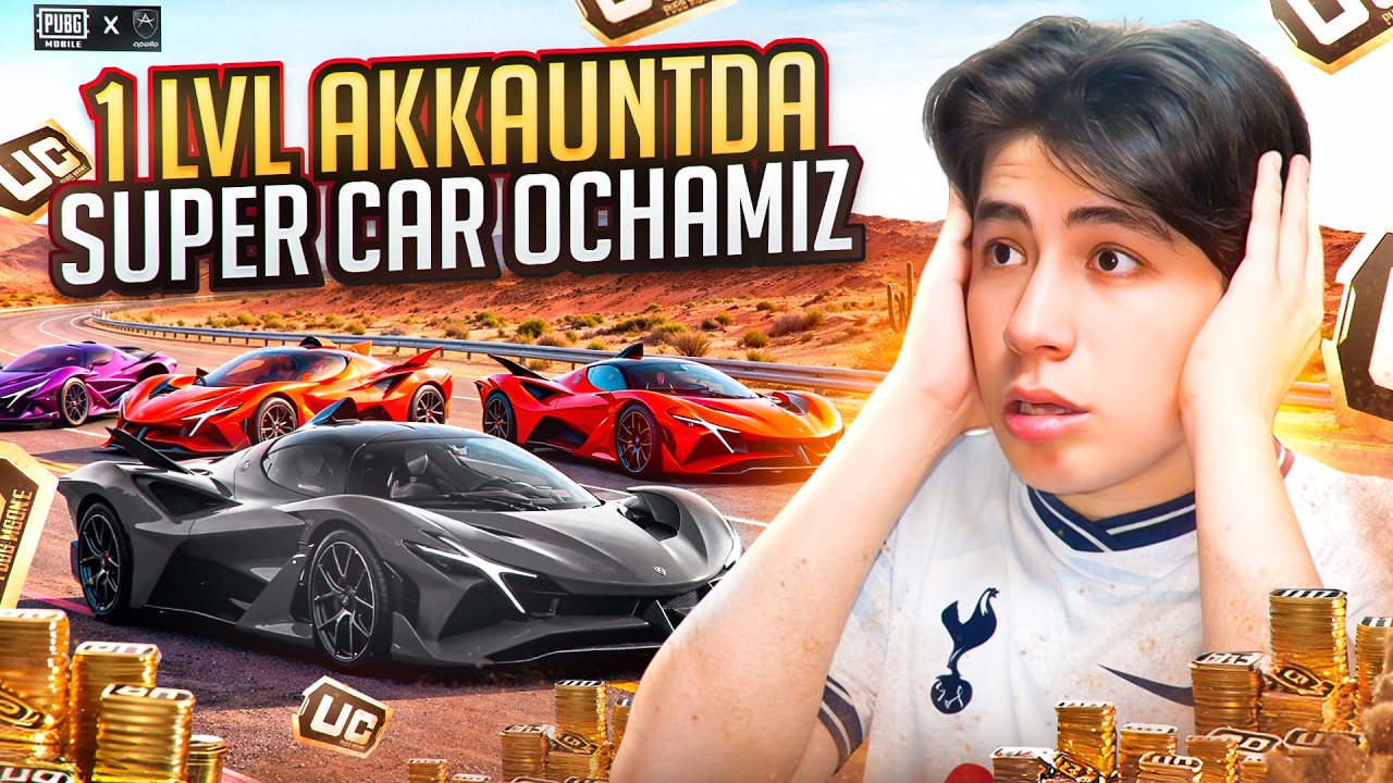 1-LVL AKKAUNTGA APOLLO SUPER CARINI OLDIM😎