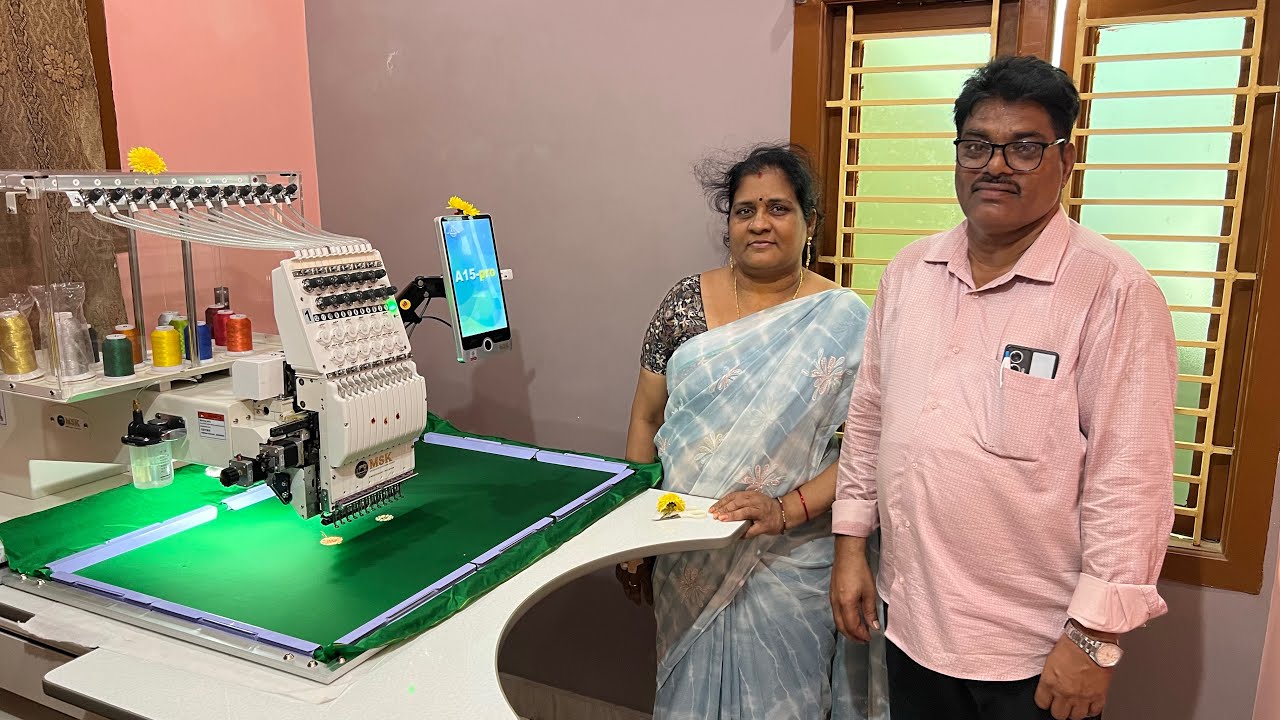 MSK Embroidery Machines |9000524484/7095022334|| #computerembroidery #trending #delivery #embroidery
