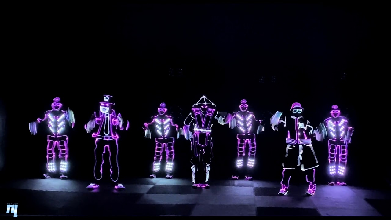 Wonderful  LED Light Costume Show | TRON Dance | Illuminated Dance Crew
