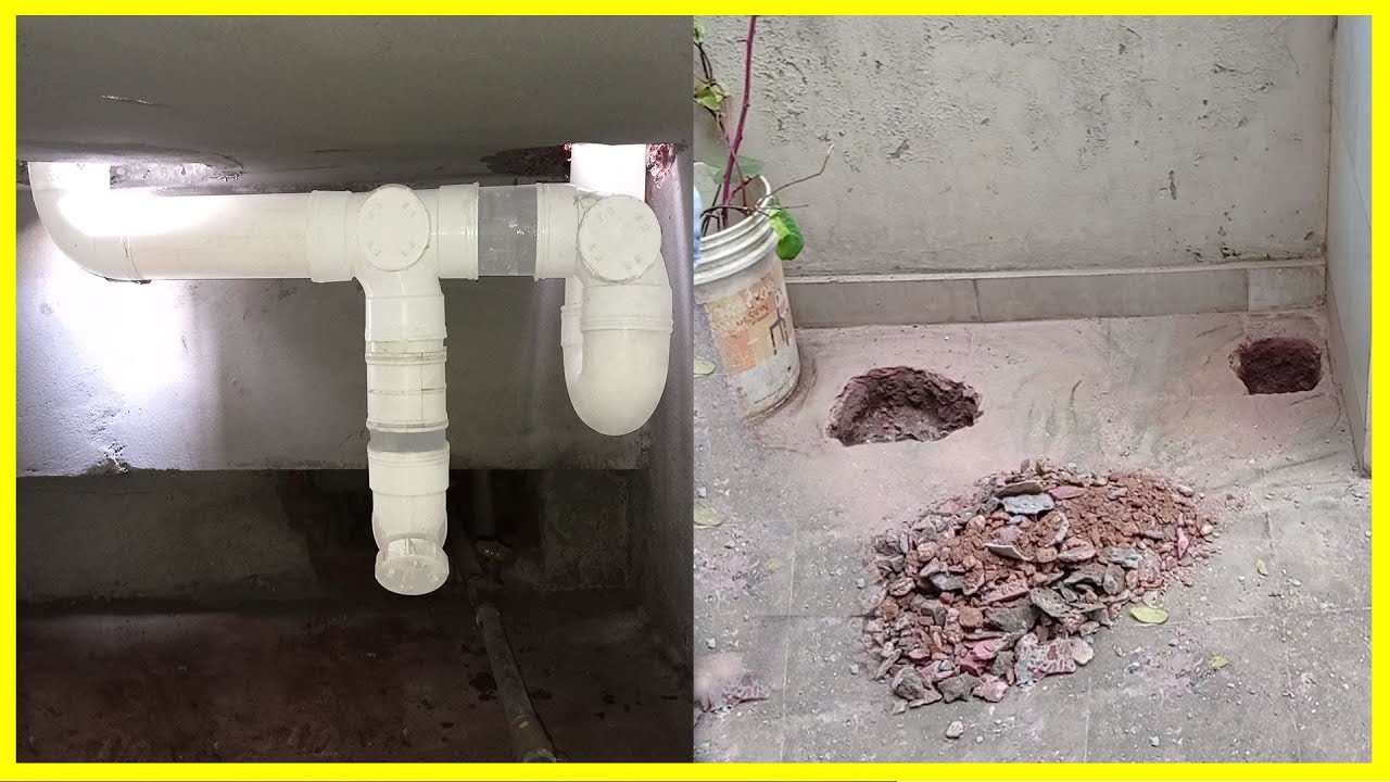 কিভাবে ছাদের পানির লাইনে বাথরুমের ৪ ইঞ্চি পাইপ ফিটিং করবেন? Bathroom Drainage Line Installation