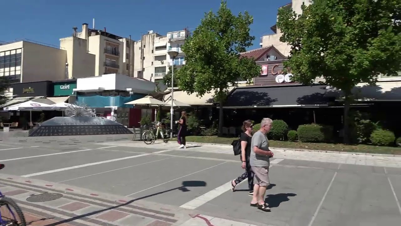walking tour Karditsa city Greece