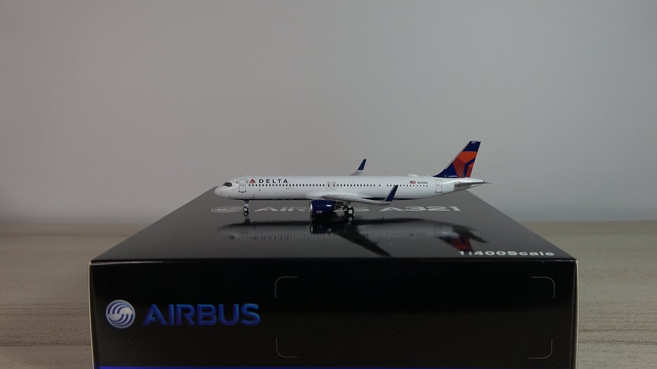 NOT THE GREATEST... Panda Models Delta Airlines Airbus A321Neo Model Unboxing & Review