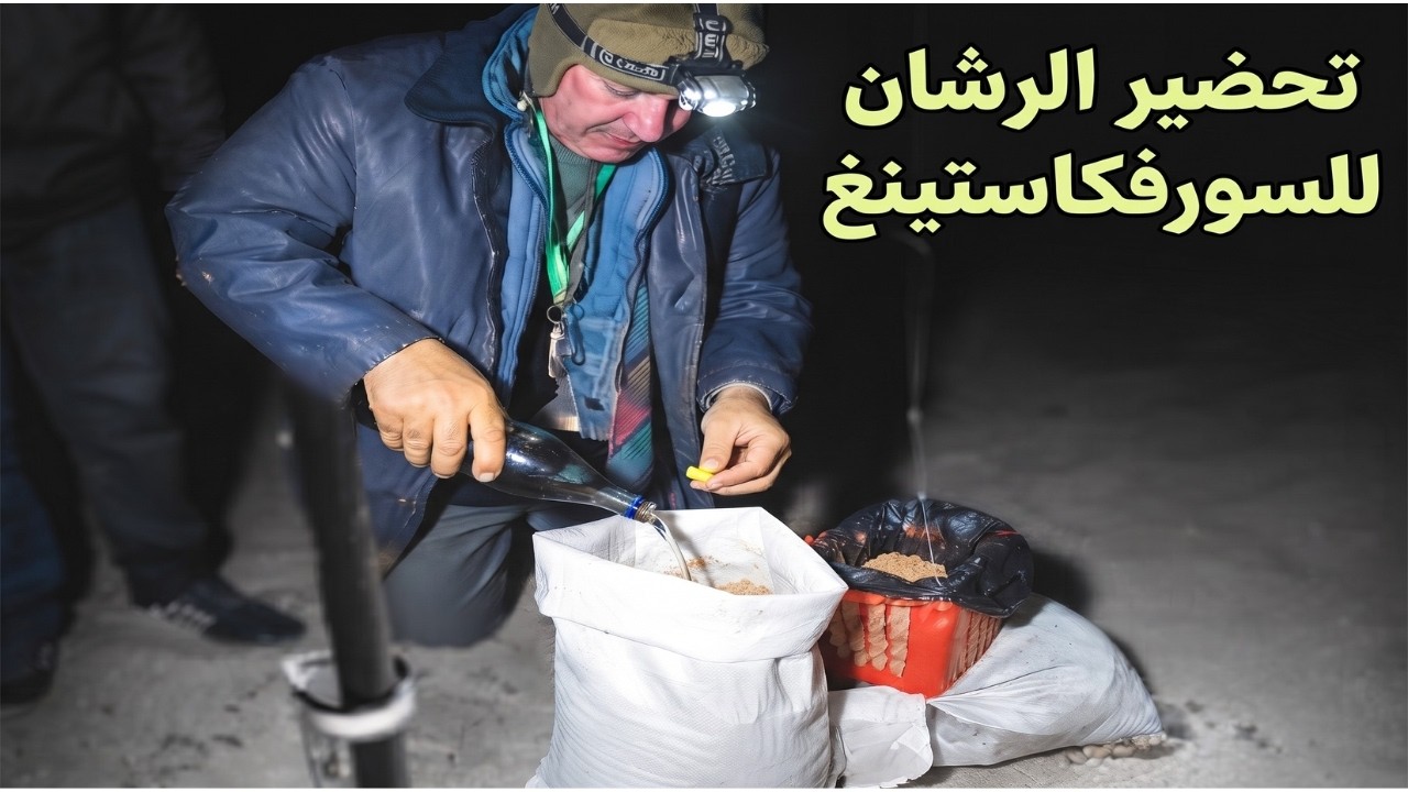 إستخدام الرشان في تقنية السورفكاستينغ (لسان الماء)
