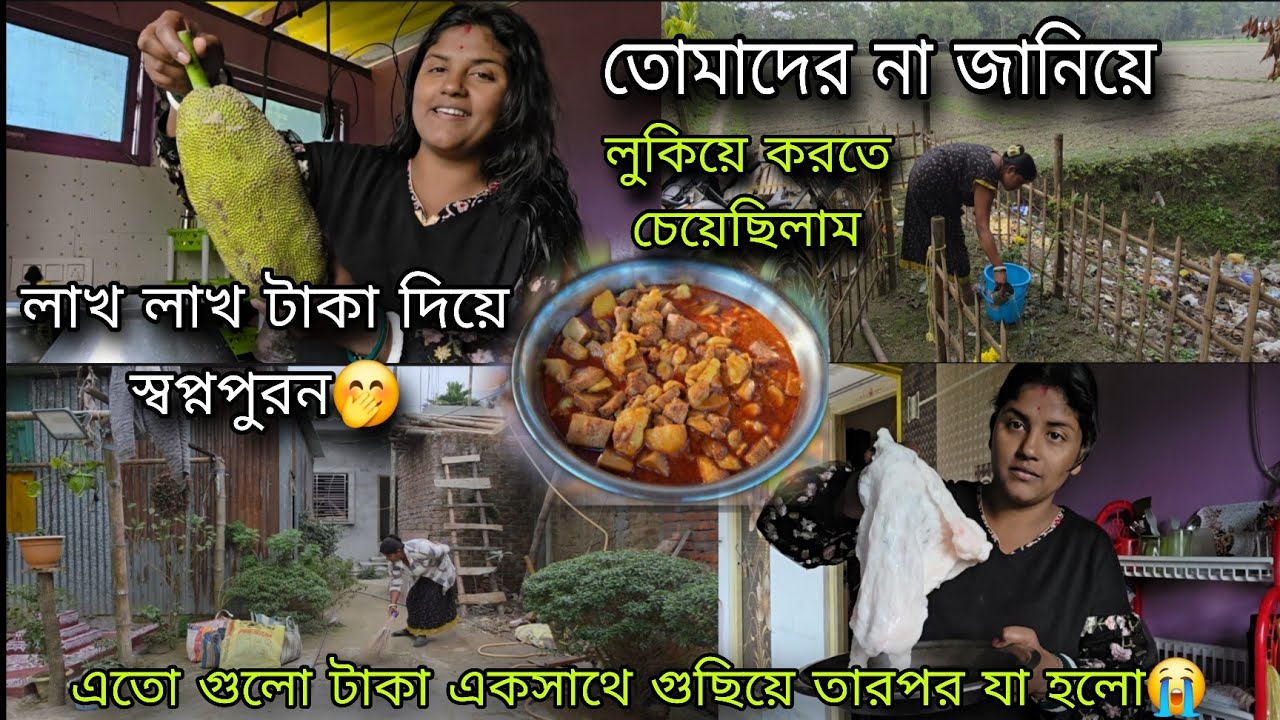 স্বপ্ন ভেঙে চুড়মার😭এতো গুলো টাকা একসাথে গুছিয়েও জমিটা কিনতে পারলাম না😭