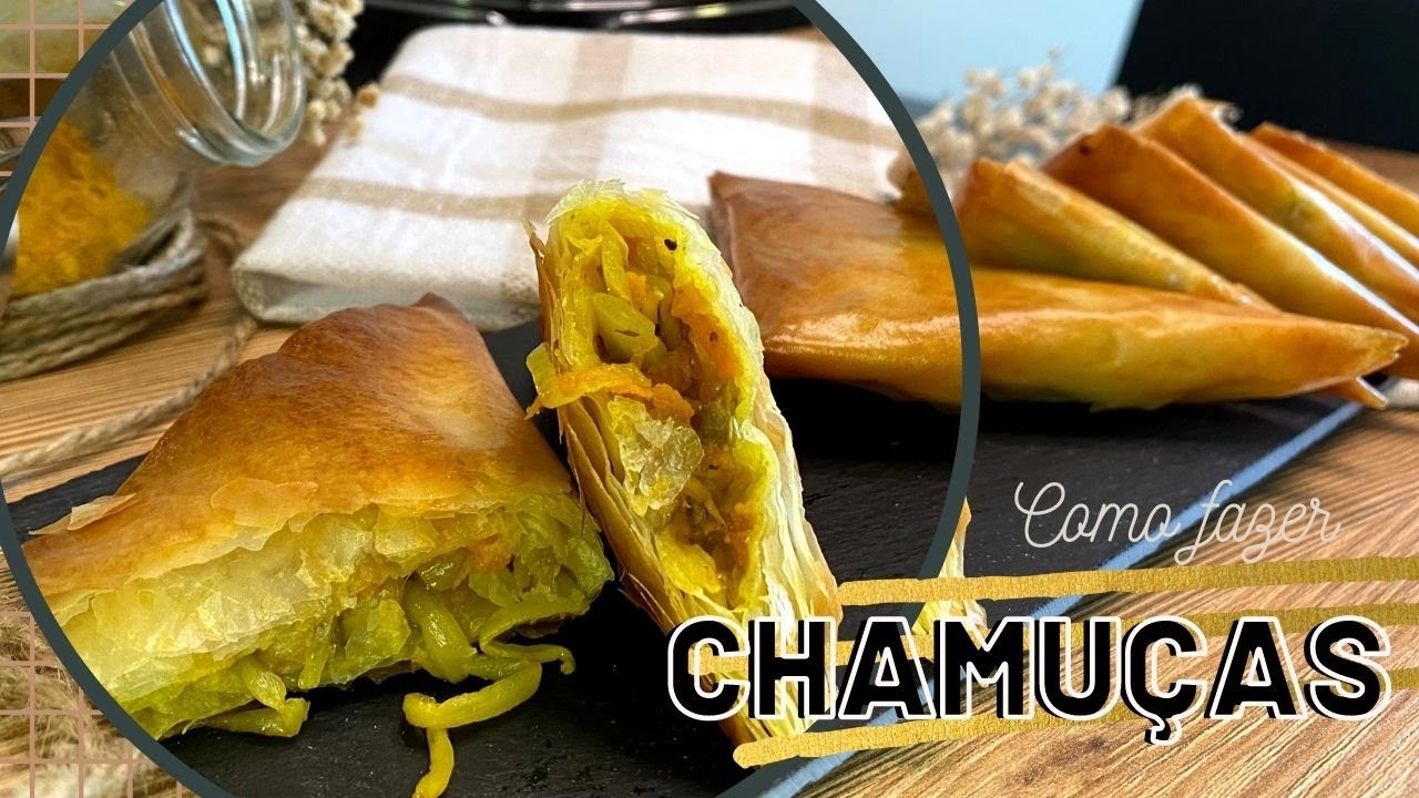 COMO FAZER CHAMUÇAS DE LEGUMES