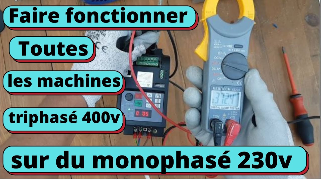 Alimenter un Moteur Triphasé 400V sur du 220V Monophasé : Méthodes et Schémas