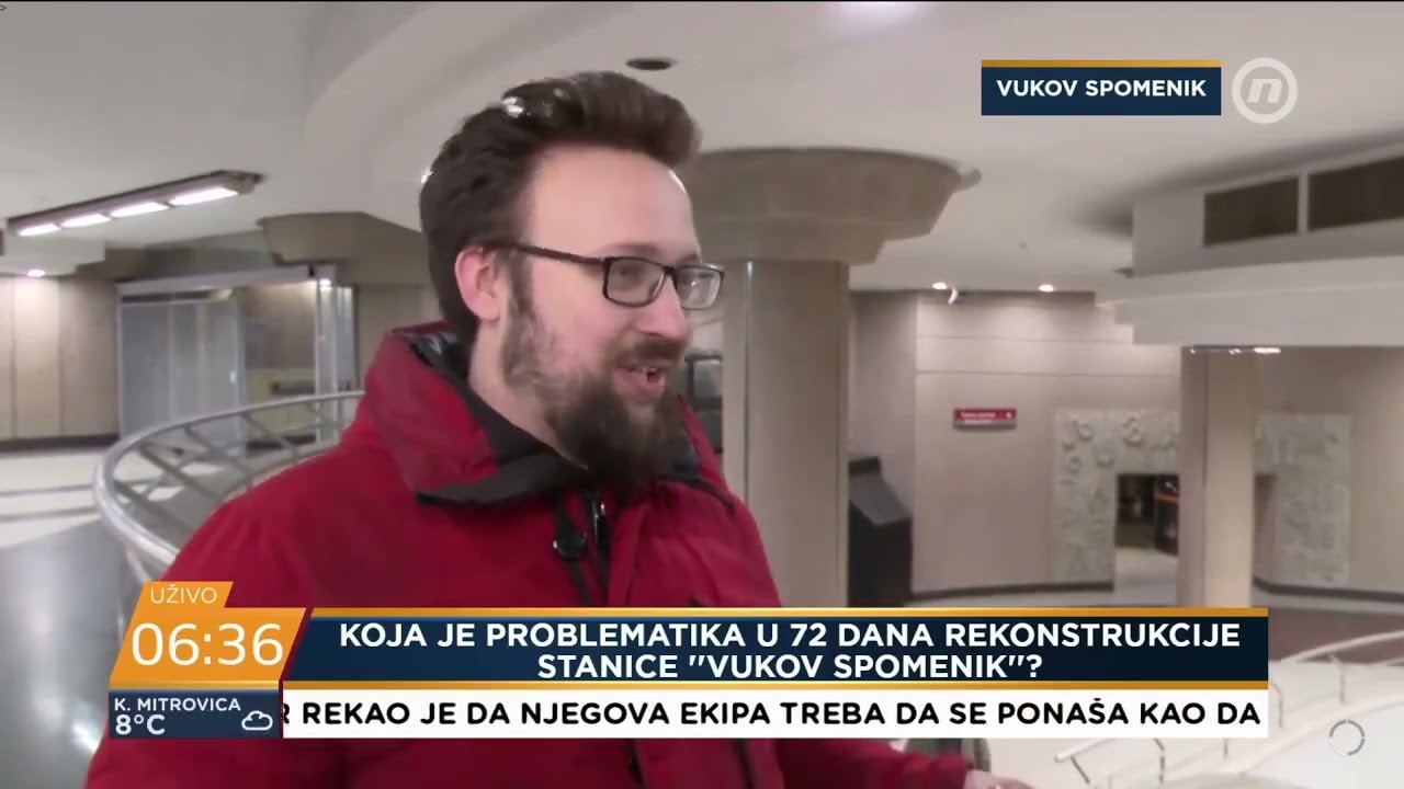 Zamena pokretnih stepenica Vukov Spomenik Po meri metro 26.4.2023