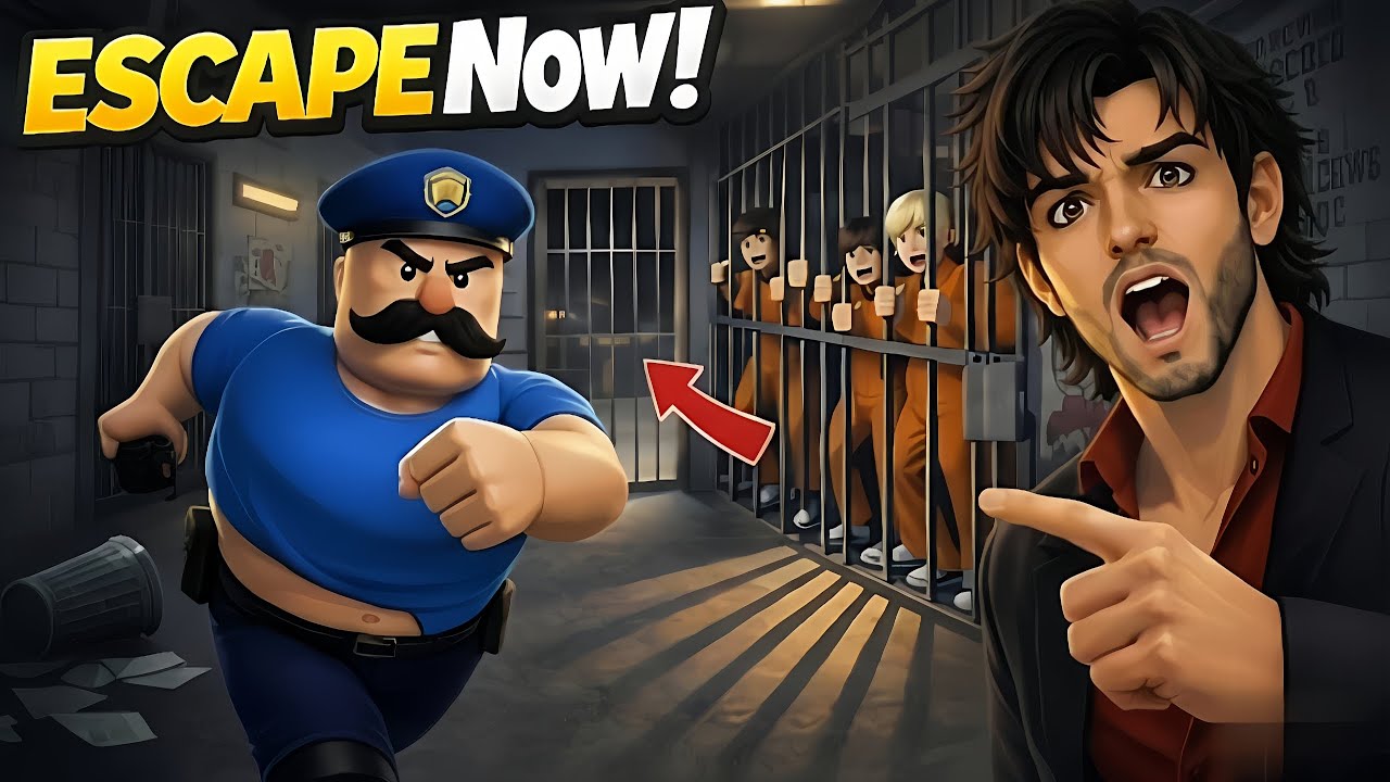 PRISON BREAK in Roblox! 🚨 Barrys Prison Run Obby Escape Gameplay (Hindi)