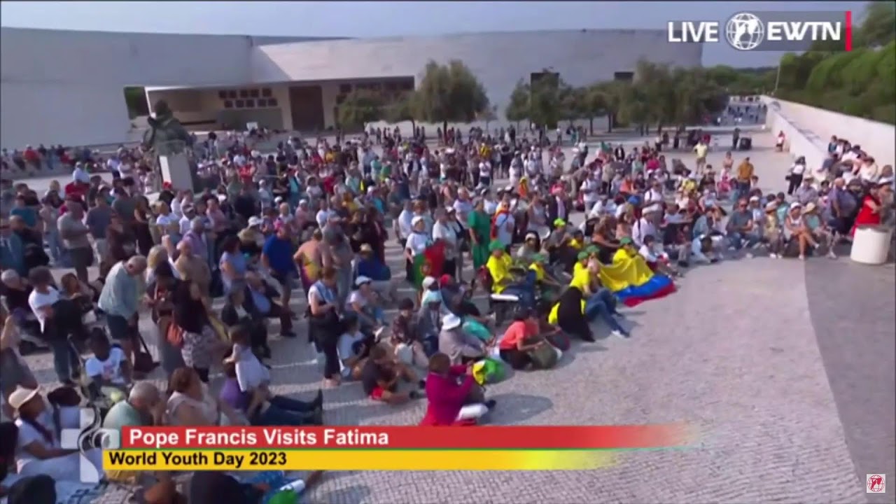 LIVE | WYD 2023 - Holy Rosary in Fatima with Pope Francis | 5th August 2023