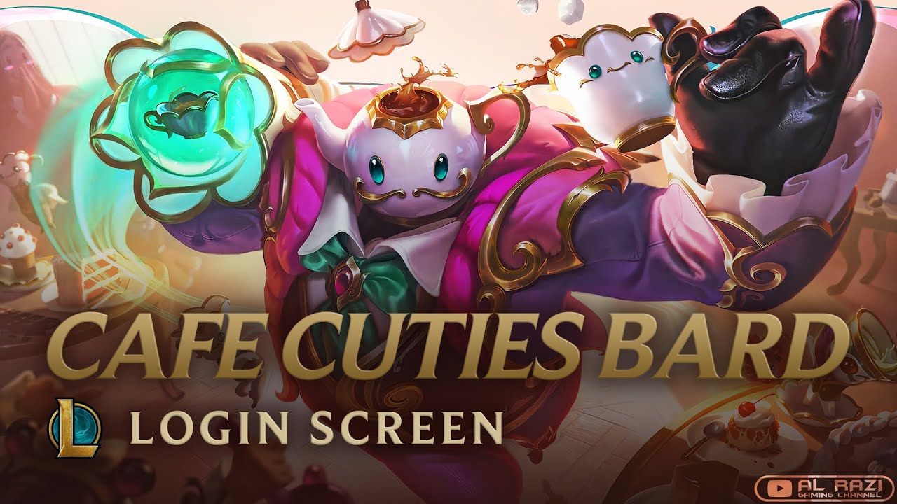 Cafe Cuties Bard | Cafe Cuties 2021 | Login Screen | Animated 4K 60fps - League of Legends