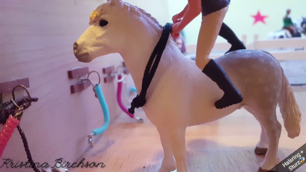 [Schleich] FMA😨STURZ!😱 Diamond erstes mal mit Halsring reiten❤