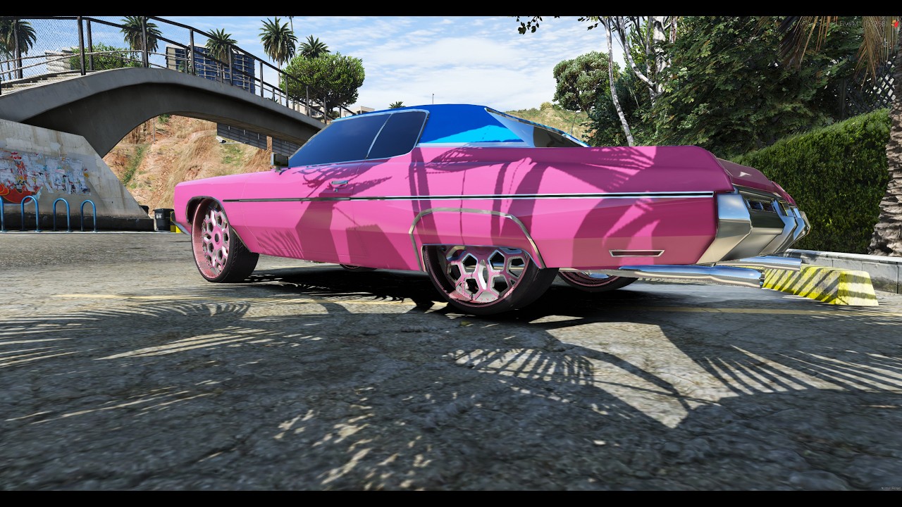 FiveM New musv8 Sound-Pack-Drive Around in brand new 1972 Chevy Impala Donk Forgiato