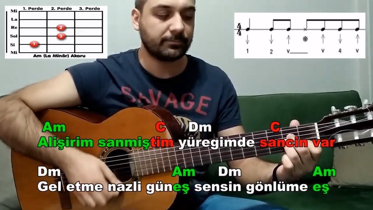 Gitar Dersi- Haluk Levent/Anlasana Nasıl &Ccedil;alınır ?
