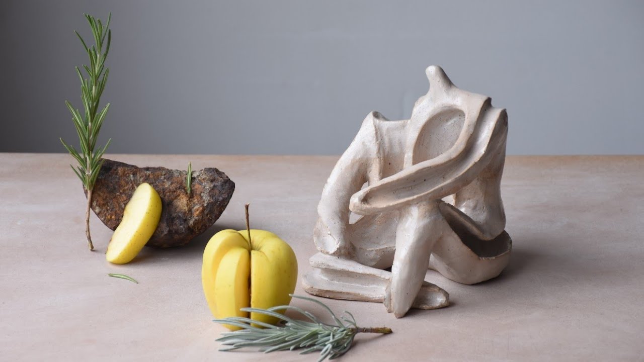Making a ceramic sculpture: step by step process
