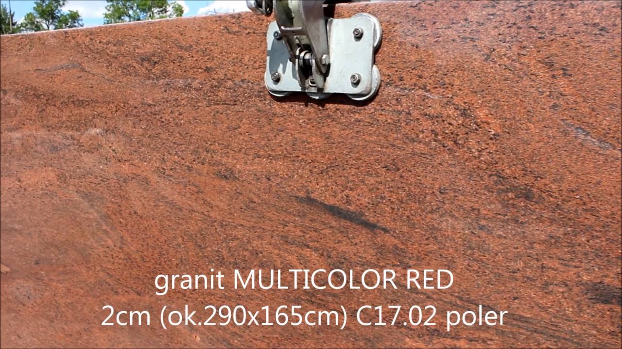 granit MULTICOLOR RED 2cm C17.02 poler