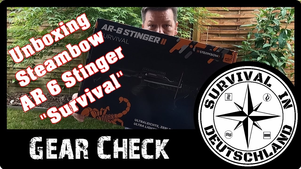 #Pistolenarmbrust #Steambow / AR-6 Stinger II Survival #Unboxing #Zusammenbau #Anleitung #tutorial