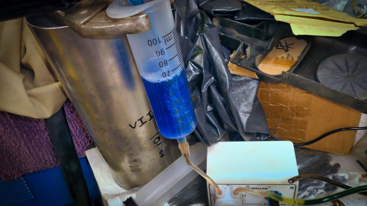 Diesel heater on waste oil with cleaner and water injection