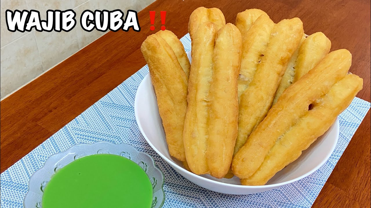 Kuih Cakoi Bersama Kuah Kastard Pandan | Rangup Diluar Lembut Di Dalam ‼️