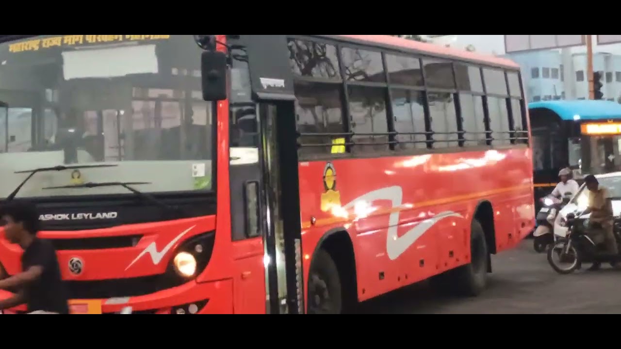 MAHARASHTRA STATE ROAD TRANSPORT CORPORATION LTD BUS IN TAMILNADU STATE A RARE EVENT