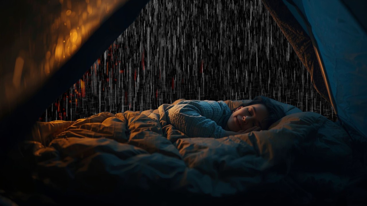 Heavy Rain Outside Tent 🌧️ | Powerful Storm Ambience to Fall Asleep Fast