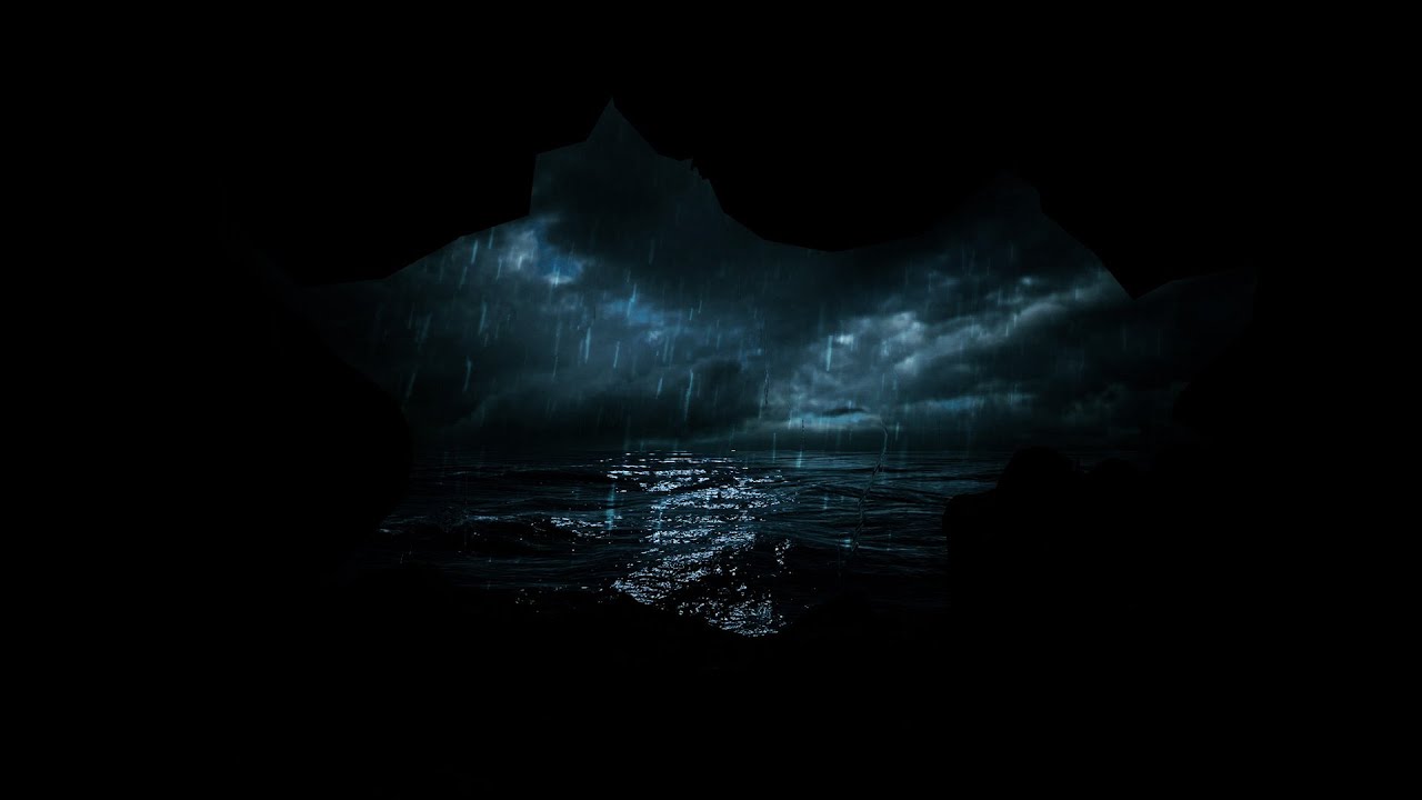 Strong Rainstorm at the Ocean with Non-Stop Thunder Sounds for Sleeping | I Need Good Nights Sleep