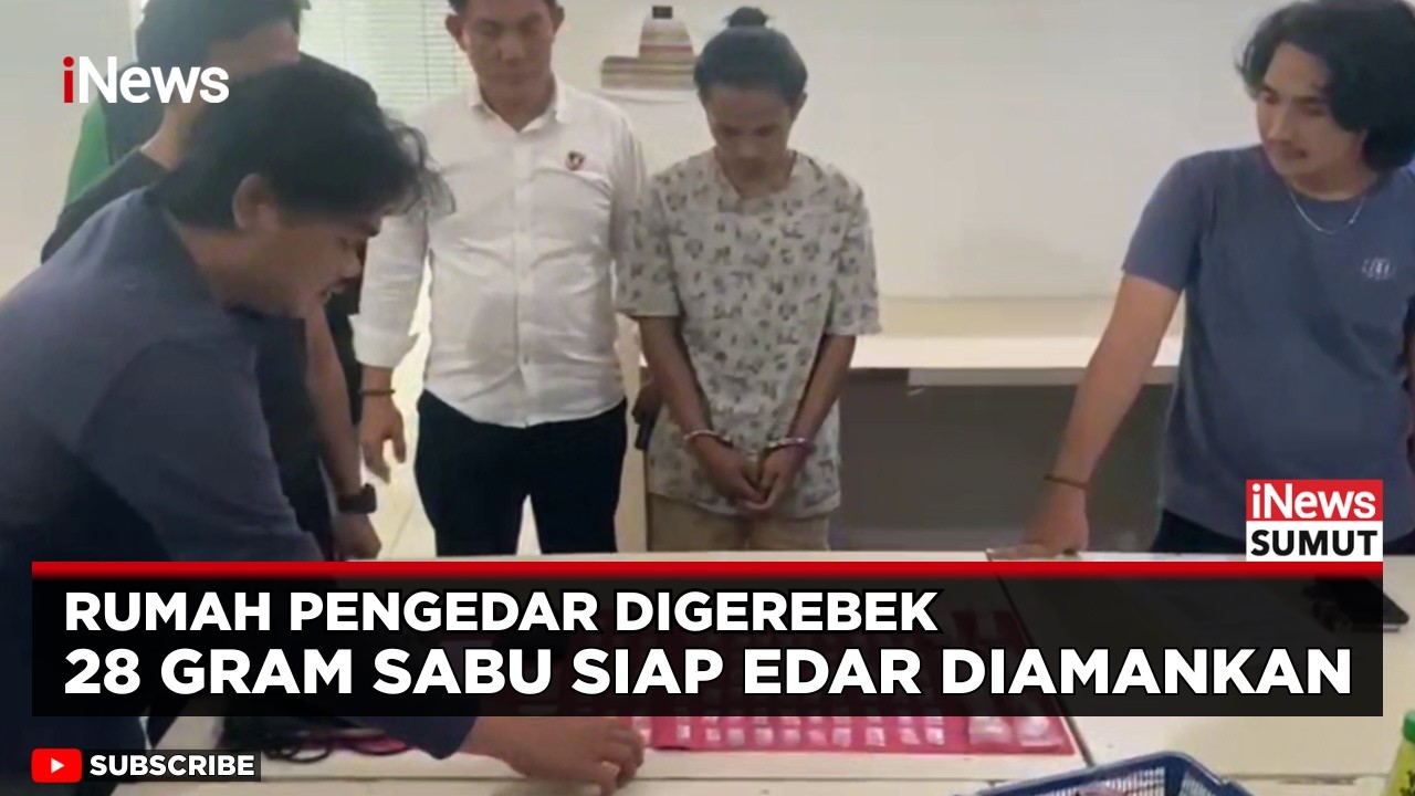 Pengedar Narkoba Diciduk Polisi di Pangkalpinang, 28 Gram Sabu Diamankan | iNews Sumut