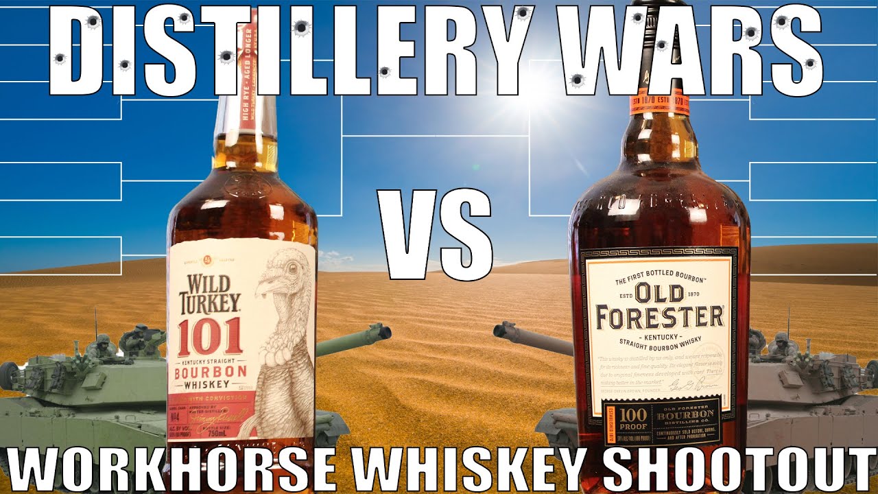 Distillery Wars: Wild Turkey 101 vs Old Forester 100