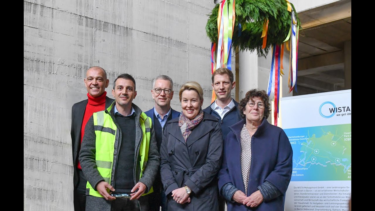 Richtfest für das Innovationszentrum FUBIC in Berlin-Dahlem