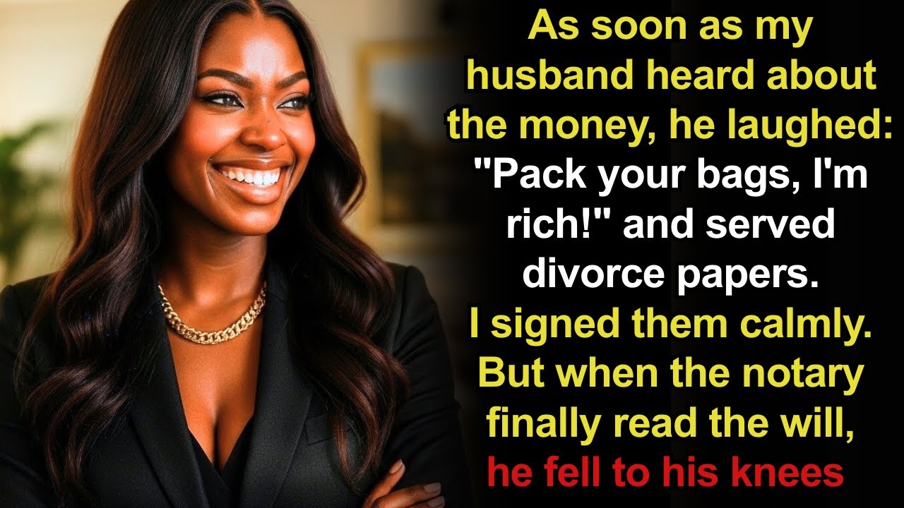 After receiving his inheritance, my husband threw me out— 