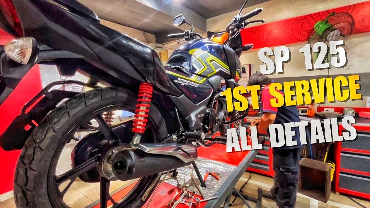 Honda SP 125 II 1st service II service centre experience , cost and complete details