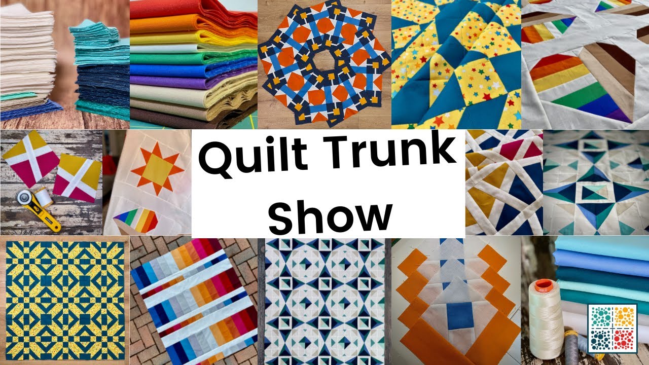 Quilt Trunk Show for 2021 - 21 Quilts Made!!!!