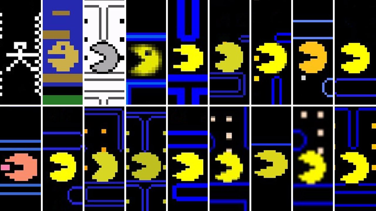 Pac-Man (1980) Mega Comparison (+20 versions) GB, NES, Atari, C64, MSX, Arcade, DOS And MORE!