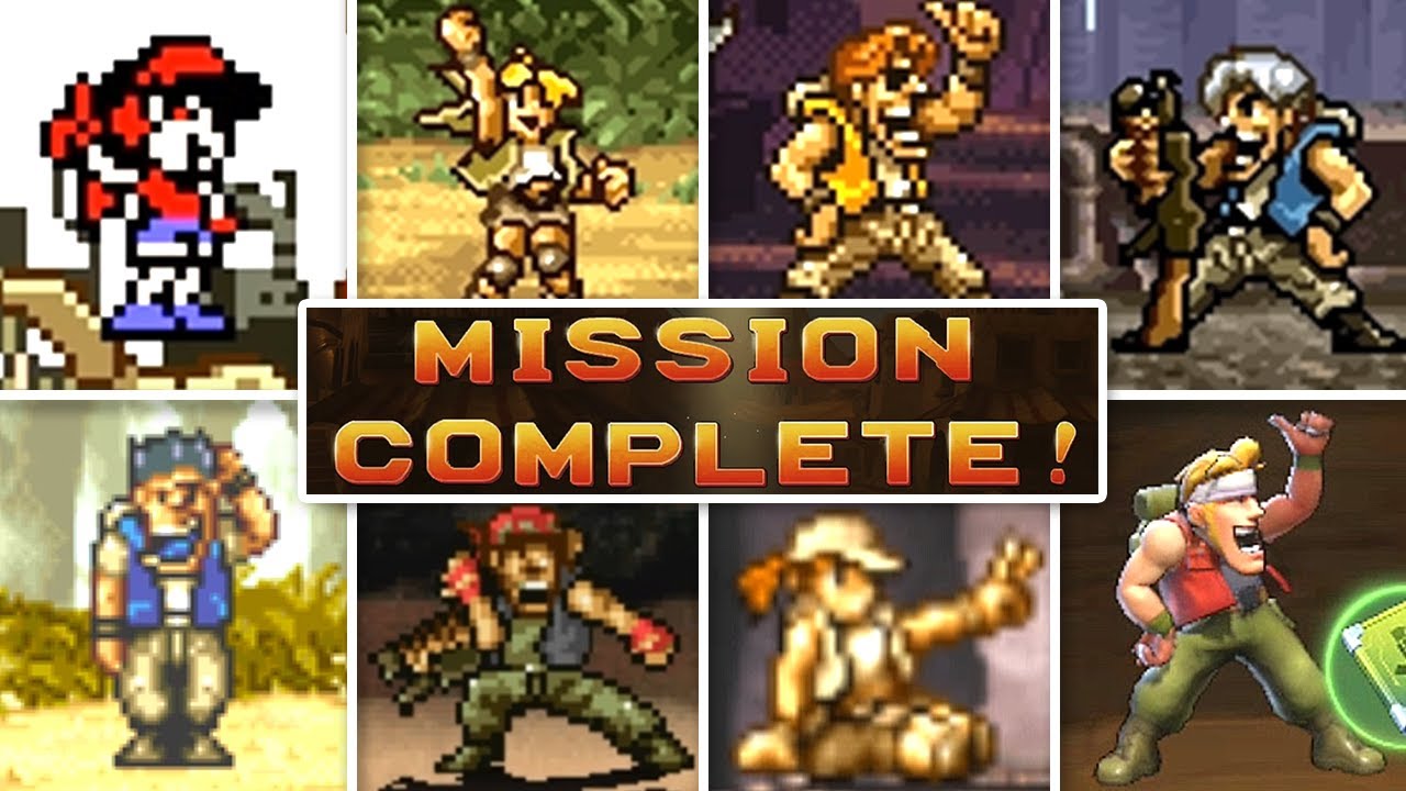Evolution of Metal Slug Games Victory Animations & Mission Complete ! (1996 - 2024)