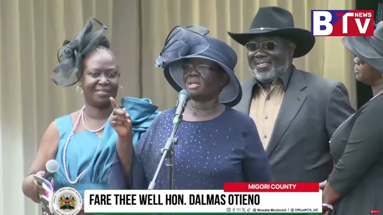 ПОСЛУШАЙТЕ, КАК СТАРШАЯ ЖЕНА ДАЛМАСА ОТИЕНО ОТДАЕТ ДАНЬ УВАЖЕНИЯ СВОЕМУ ПОКИНУТОМУ МУЖУ!