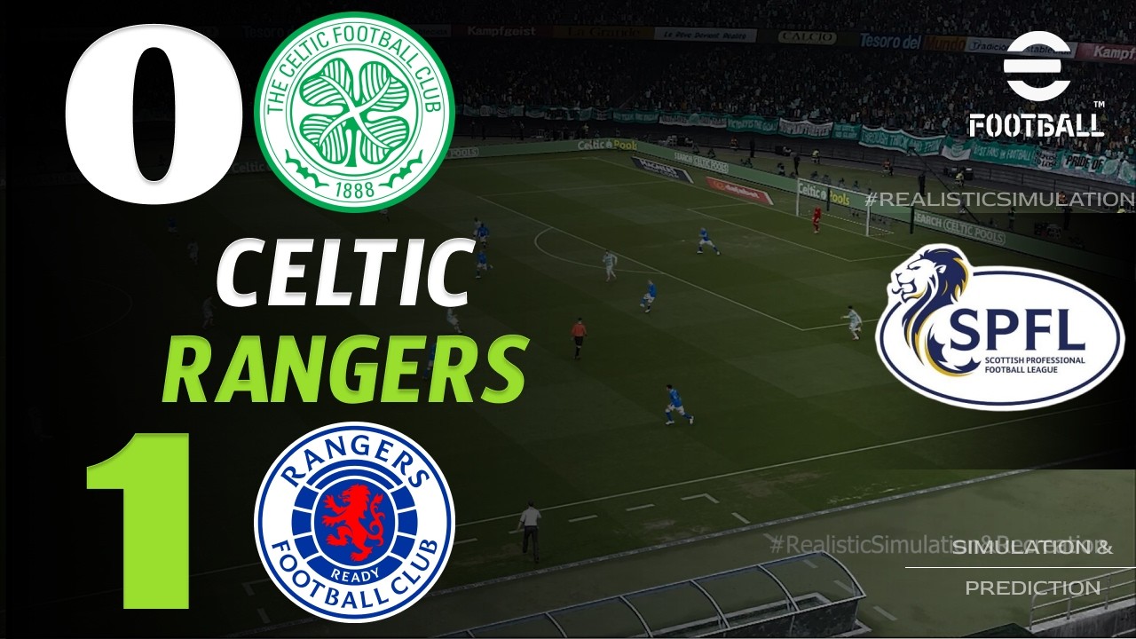 🔴 Celtic vs Rangers 0-1 | HIGHLIGHTS & GOAL | Scottish Premiership 2026 | Live eFootball Simulation