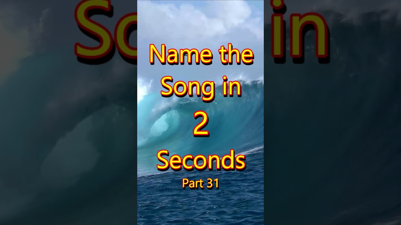 Name the Song 2 in Seconds Part 31 #musicvideo #musicquiz #popquiz #poptrivia