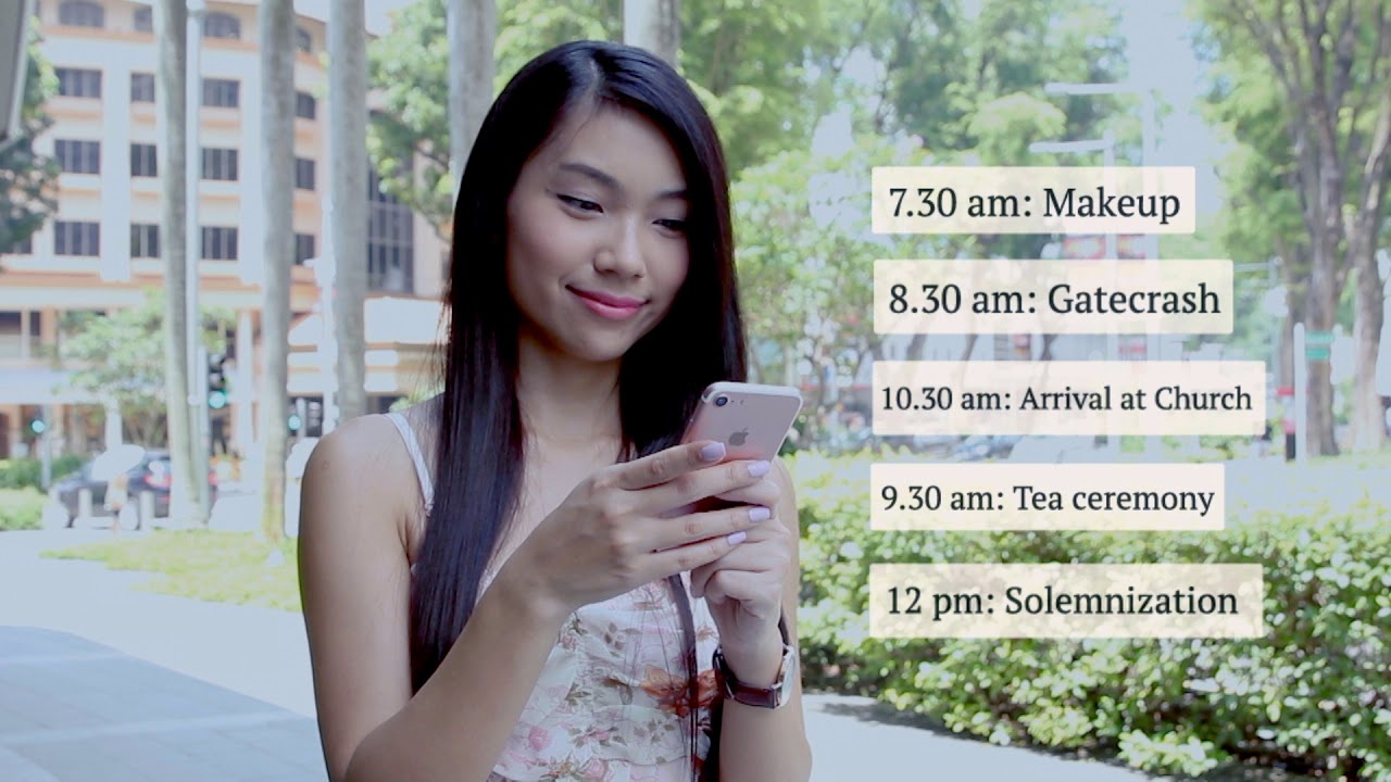 Blissfulbrides.sg: Wedding Day Itinerary