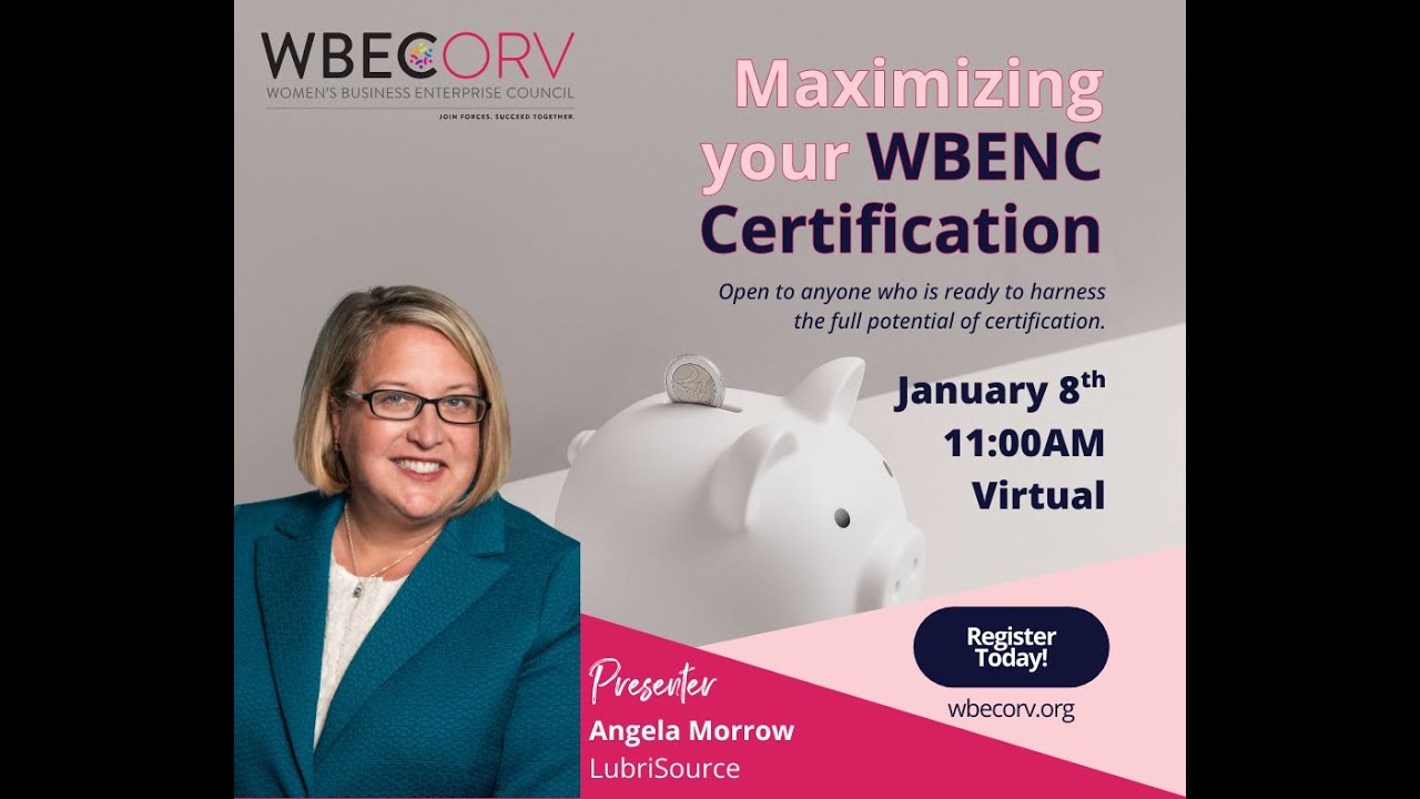 Maximizing Your WBE Certification | January 2026
