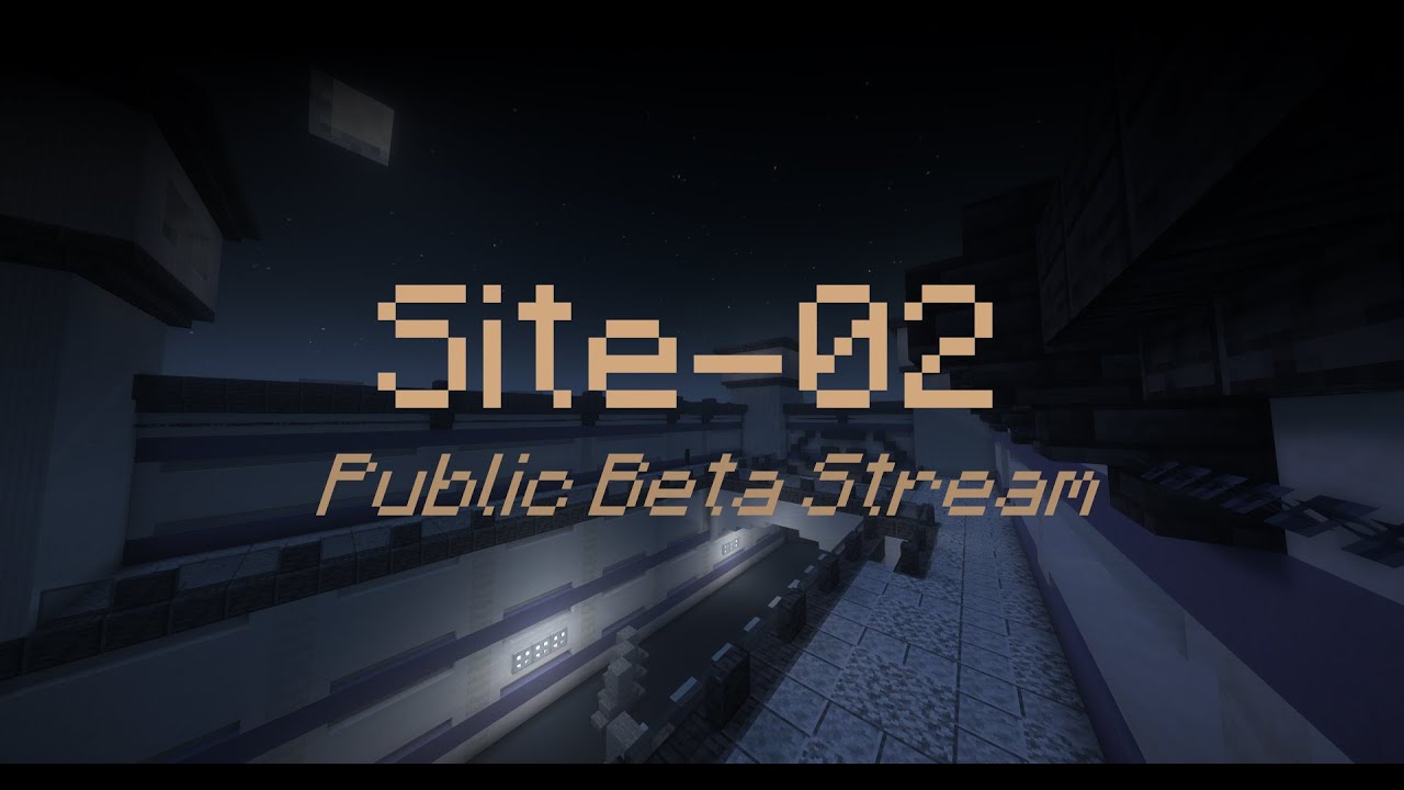 Site-02 Public Beta Stream - SCP:SL in Minecraft