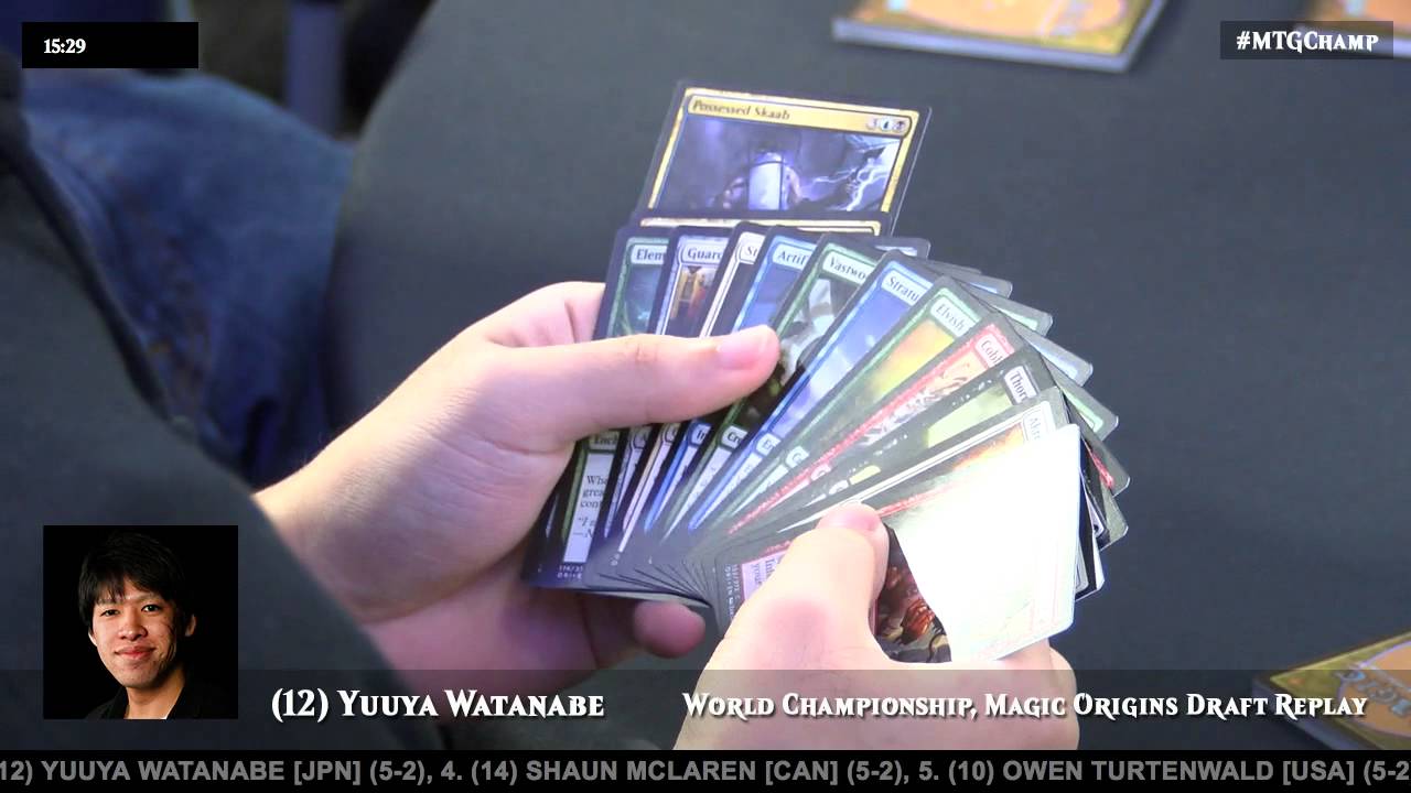 2015 Magic World Championship: Feature Draft with Yuuya Watanabe