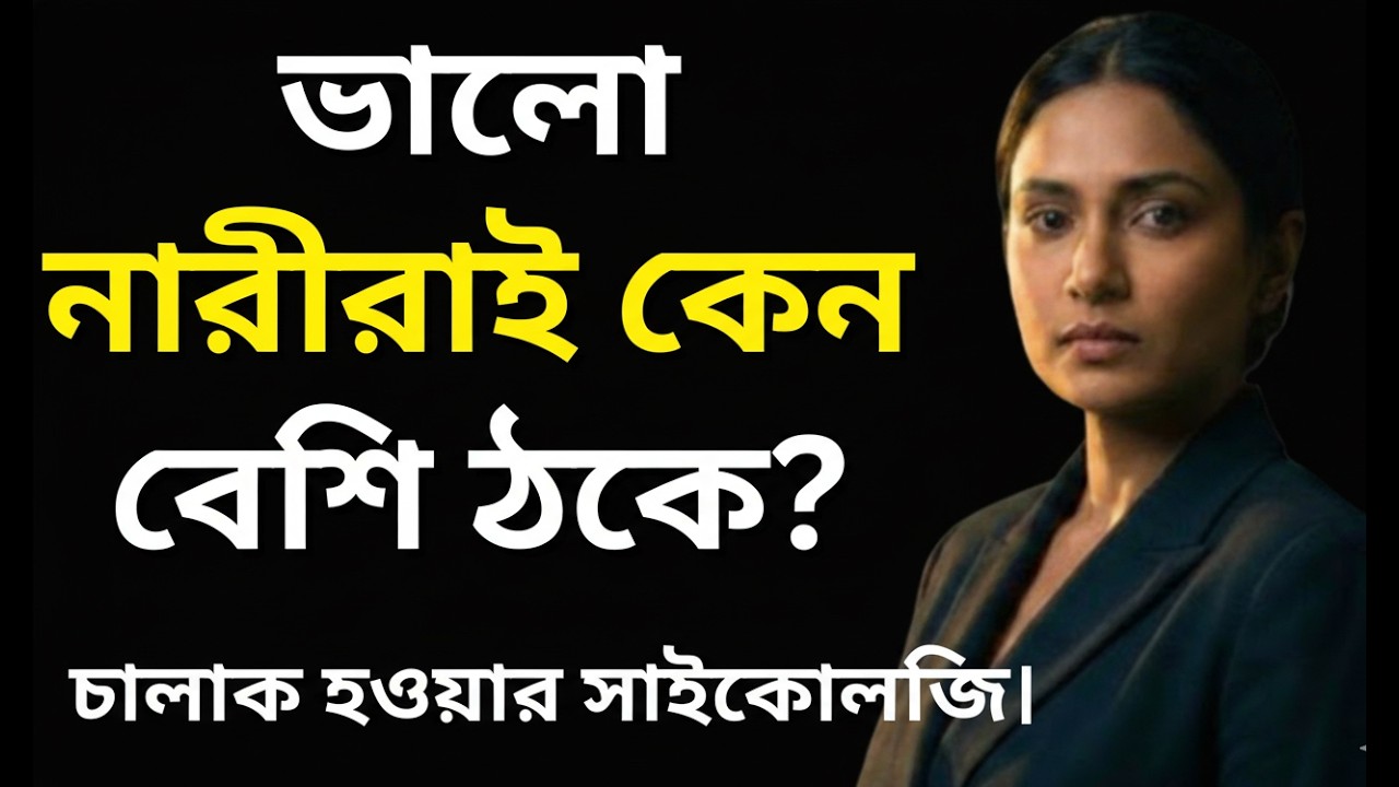 ভালো নারীরাই কেন বেশি ঠকে চালাক হওয়ার সাইকোলজি। Psychology Of Women