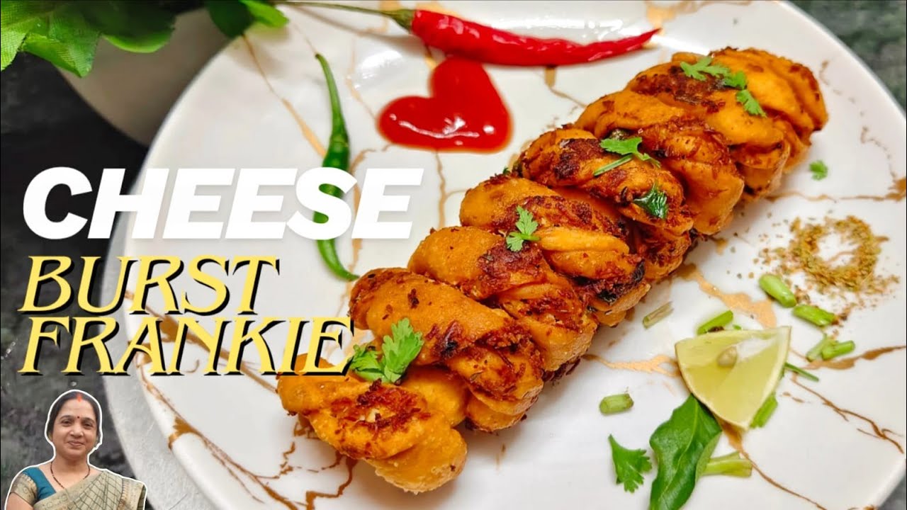 Cheese burst frankie 😋| Laughter chef's Recepie| Frankie recepie| pneer cheese frankie recepie| 
