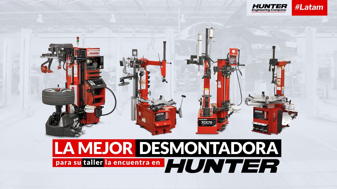 ¡La mejor desmontadora para su taller! La encuentra en Hunter