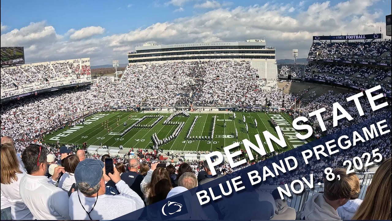 The Penn State Blue Band pregame show.  11/8/2025