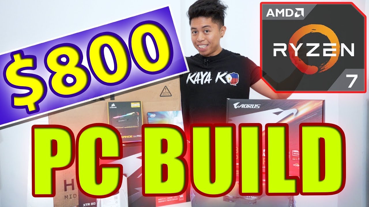 RYZEN 2700 PC BUILD | $800