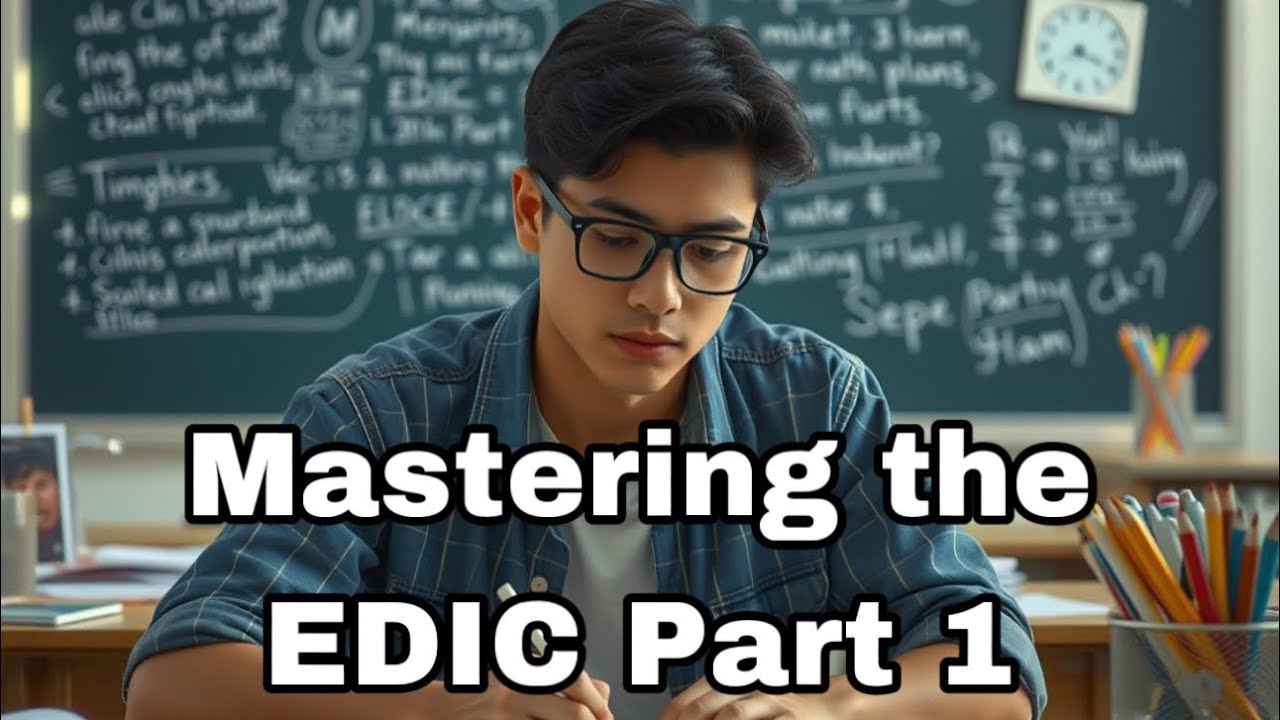 Mastering the EDIC Part 1 Exam: Your Ultimate Guide!