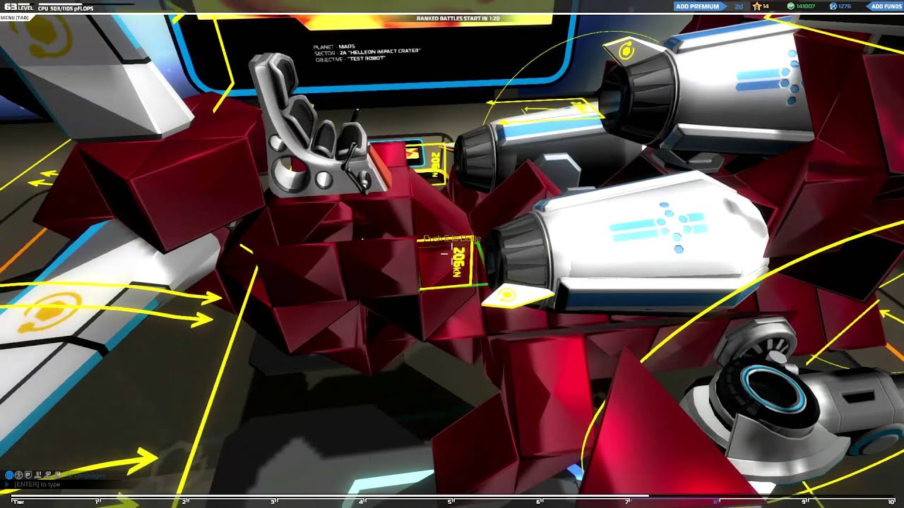 Robocraft Early Access (Ep. 29) - Chubby Mustang