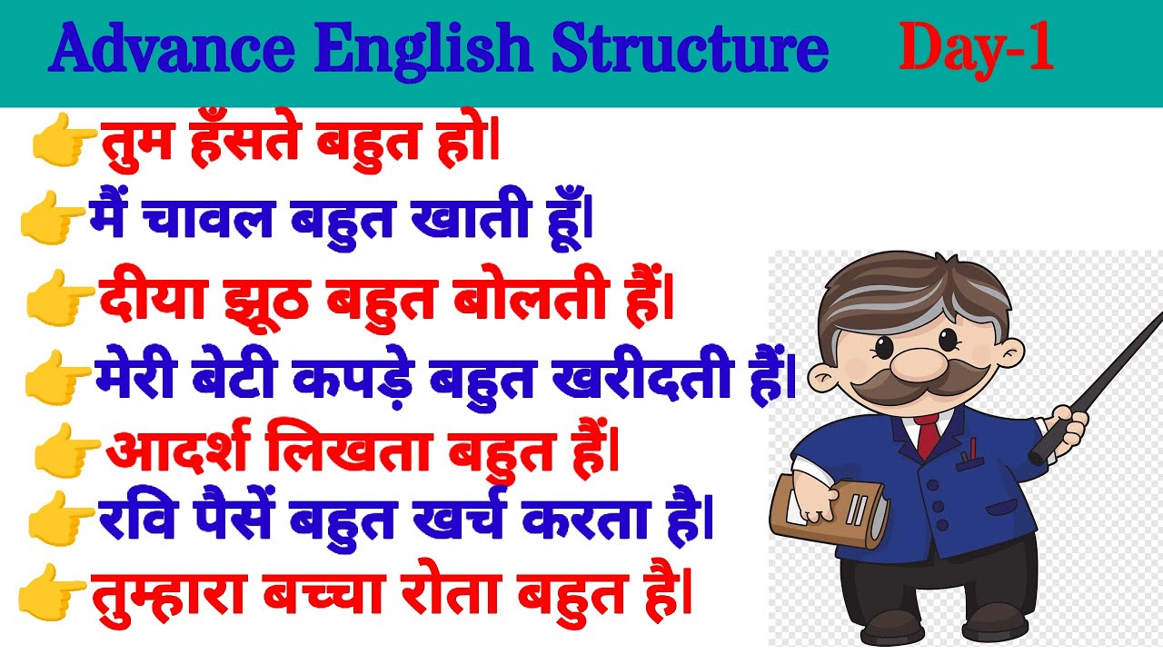 Advance English Structure||Day-1|| English Sentence Formula|Daily use English#englishjoy